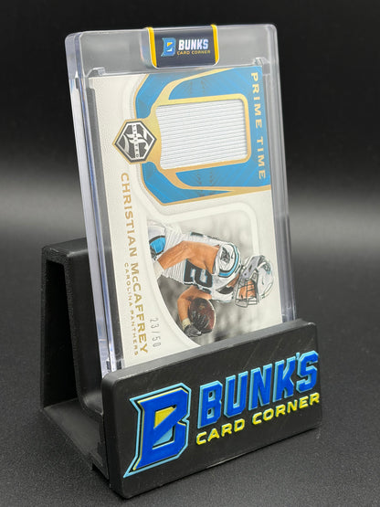 2018 Christian McCaffrey Limited Prime Time Patch 23/50