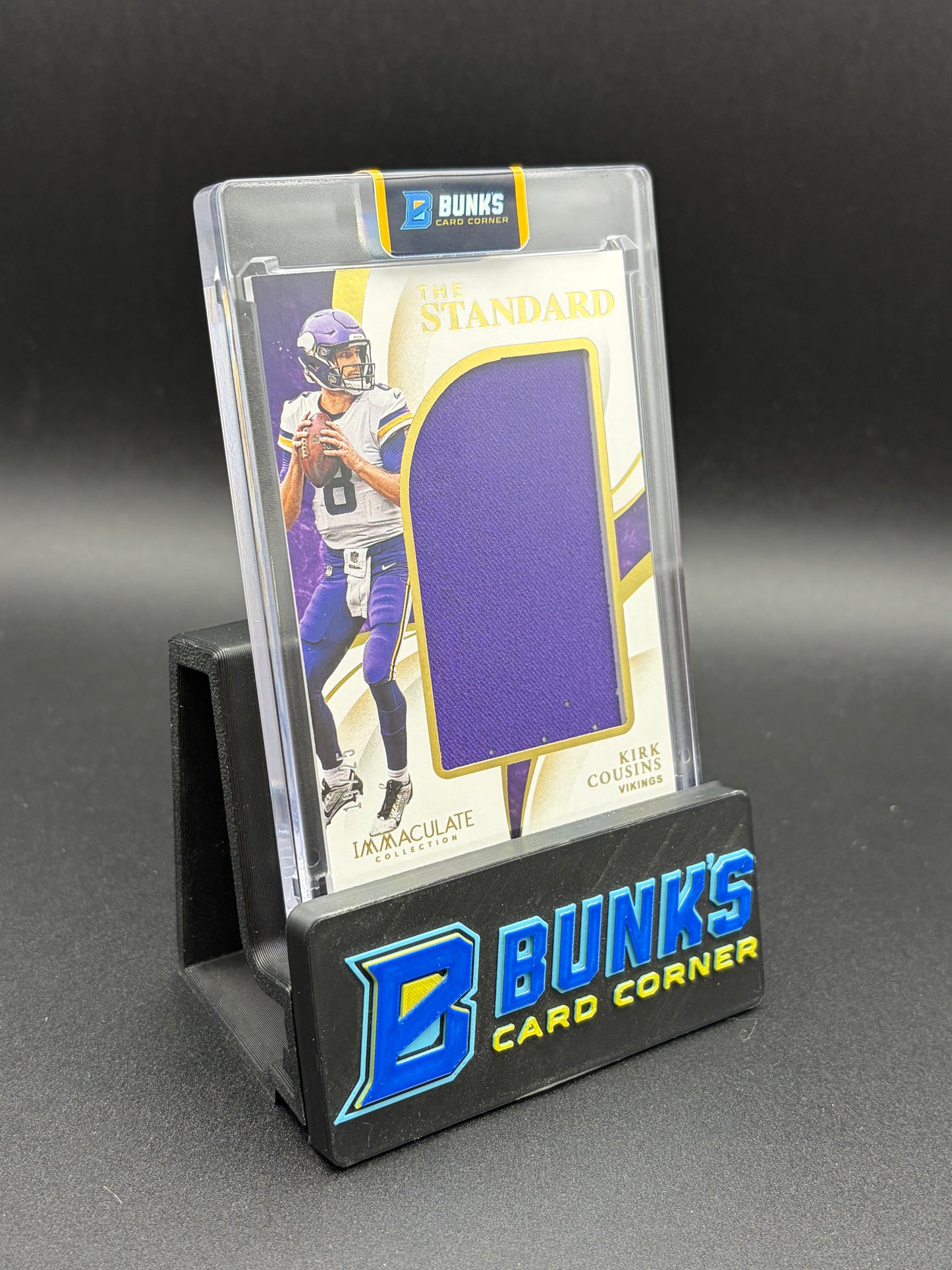 2020 Kirk Cousins Immaculate Collect Player Worn Material 19/25