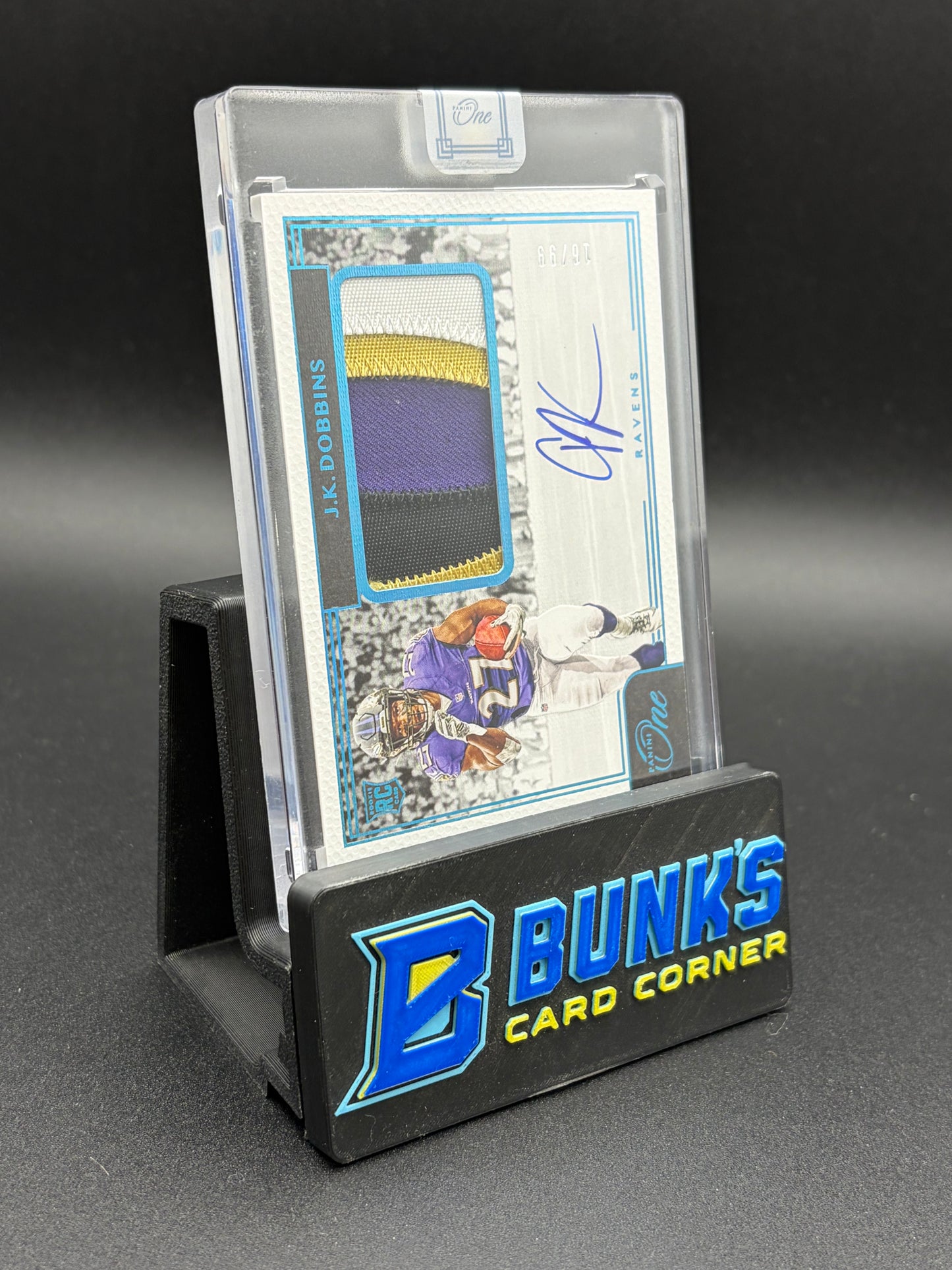 2020 JK Dobbins One Panini Auto Patch RC 16/99