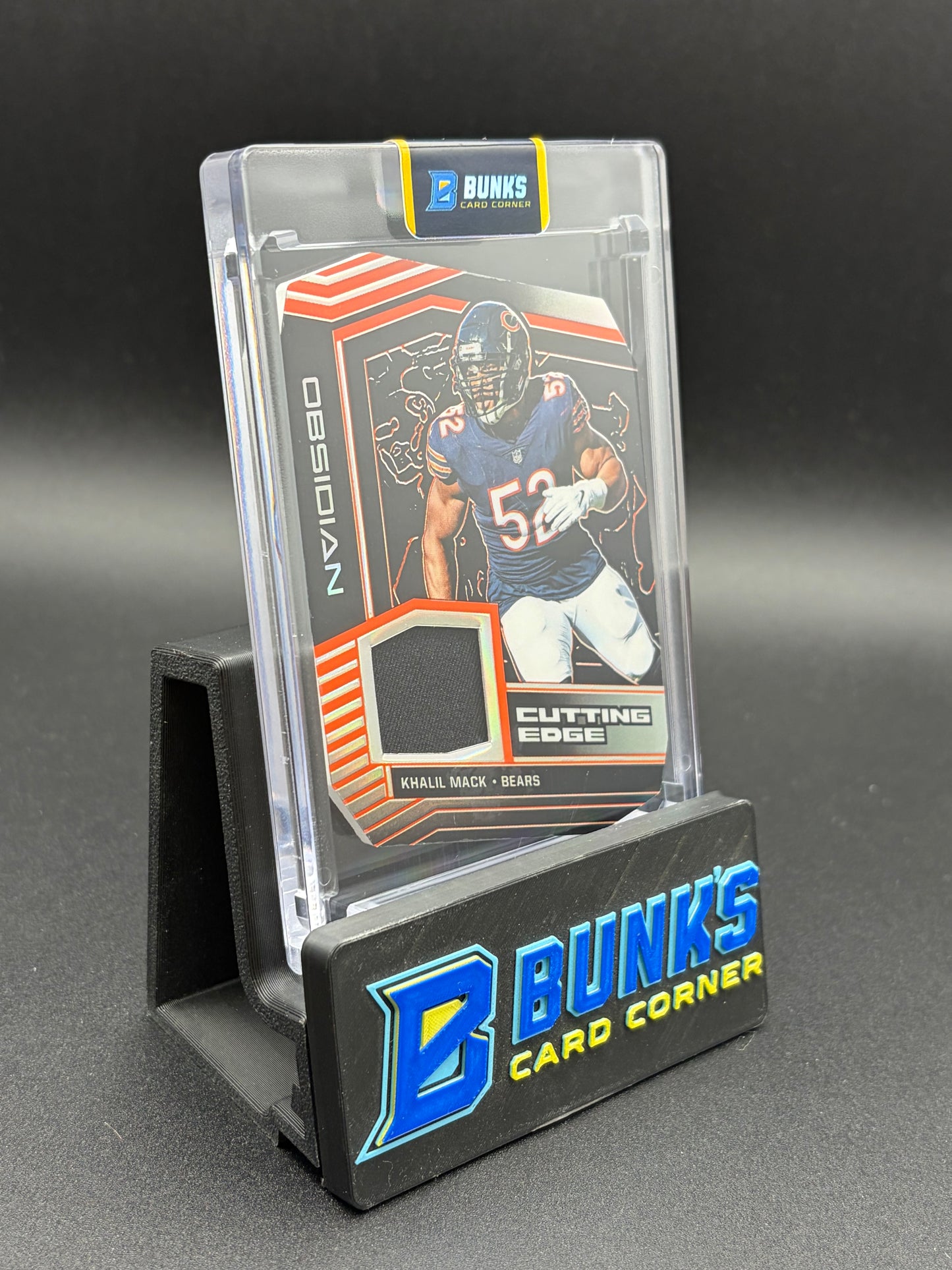 2019 Khalil Mack Obsidian Cutting Edge Patch 40/50