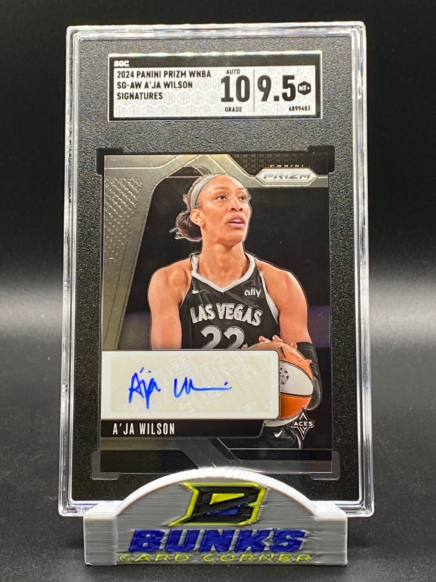 2024 A'Ja Wilson AUTOGRAPHED 10|9.5 (Box 22)