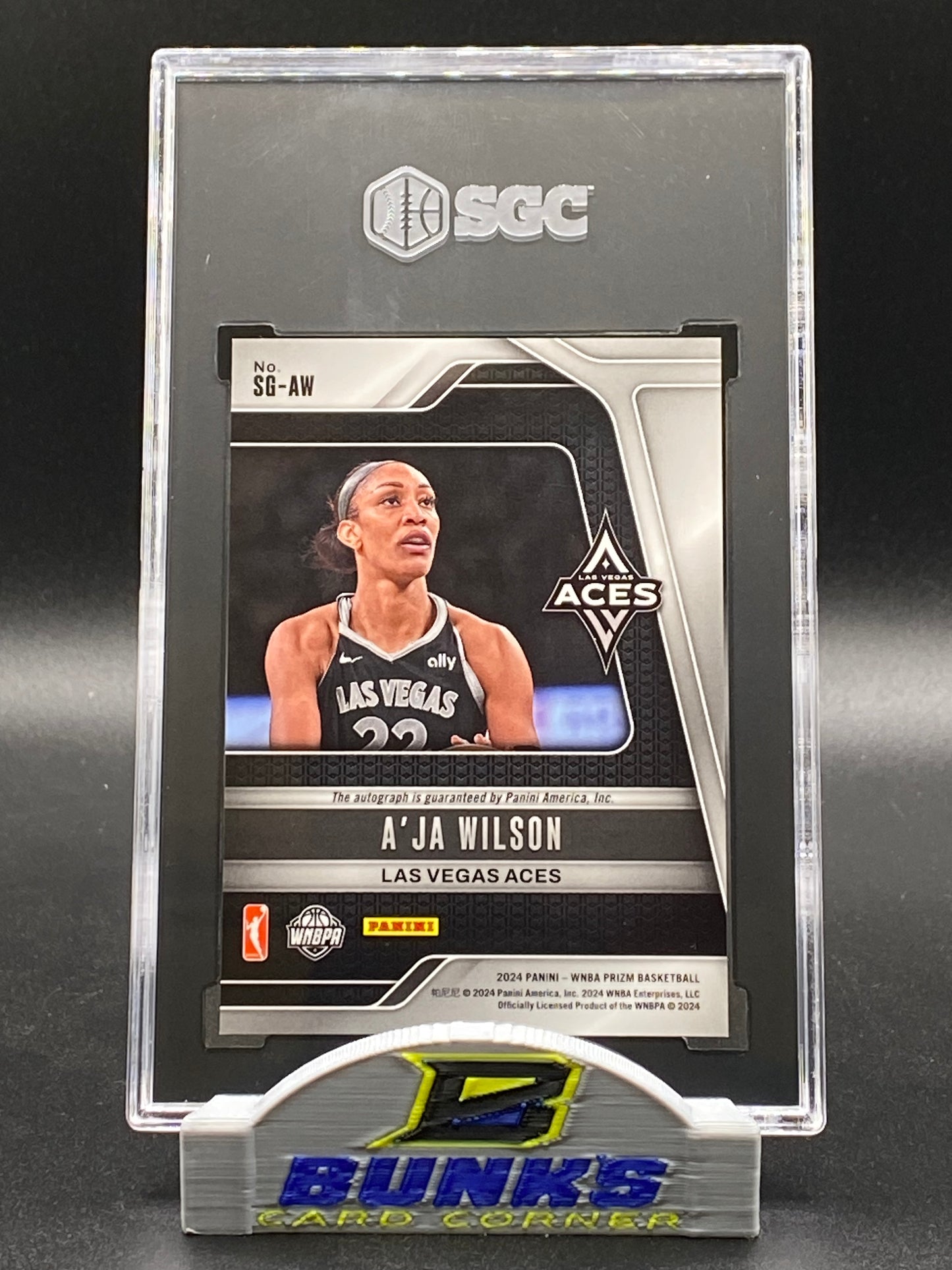 2024 A'Ja Wilson AUTOGRAPHED 10|9.5 (Box 22)