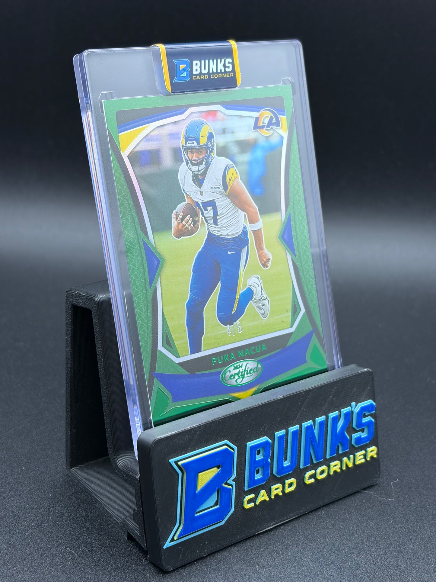 2024 Puka Nacua Certified Panini Green 4/5