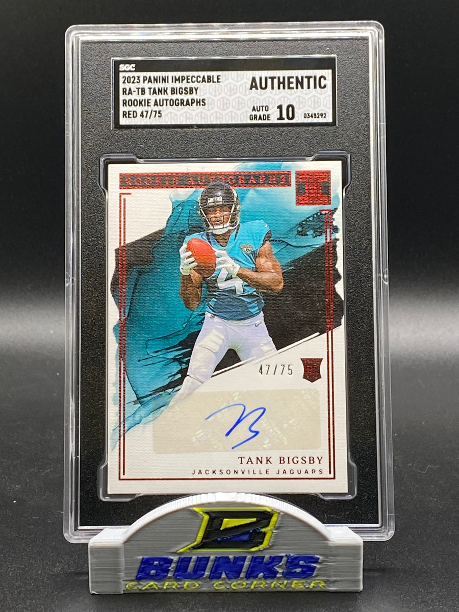 2023 Tank Bigsby Rookie Autographs Red 47/75