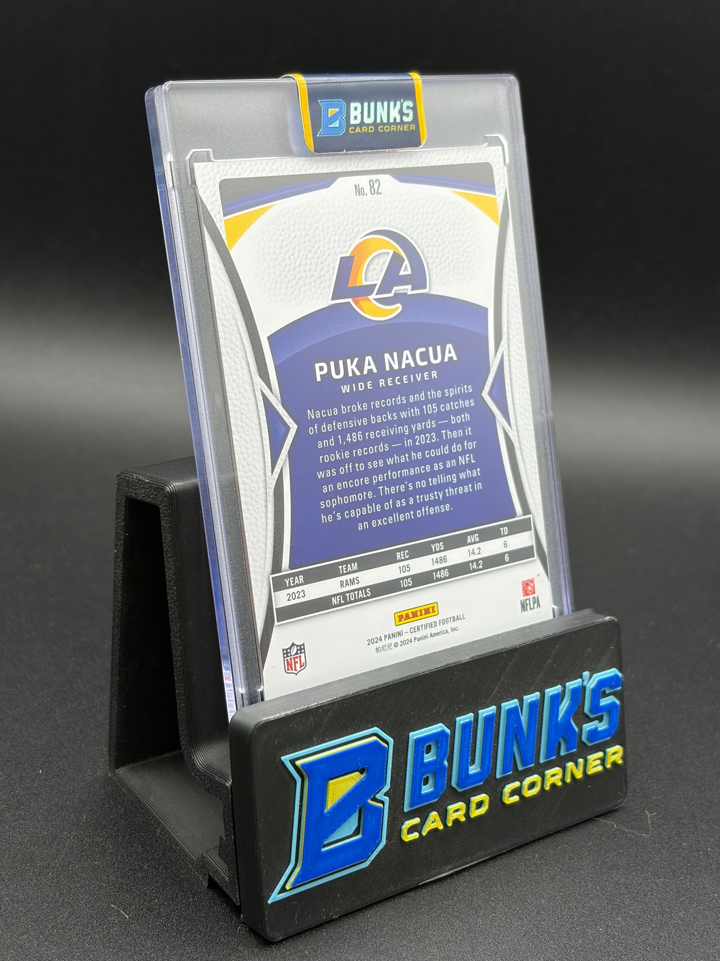 2024 Puka Nacua Certified Panini Green 4/5