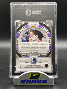 2023-24 Luka Doncic Orbital Electric Etch Reggae Flood 18/60 SGC 9.5 (Box 22)