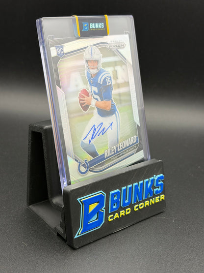 2025 Riley Leonard Prizm Panini Silver RC Auto