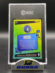 2020-21 Anthony Edwards Rookie Card SGC 10 (Box 22)