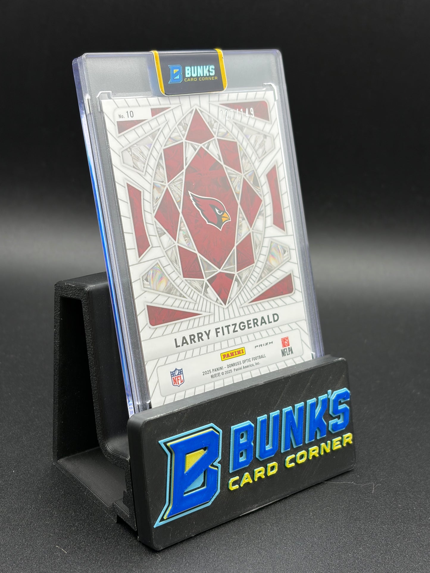 2025 Larry Fitzgerald Donruss Optic Panini Diamond Hands 127/149