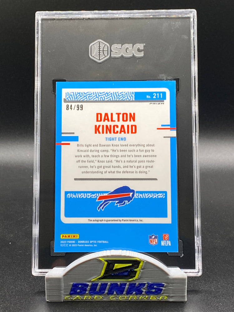 2023 Dalton Kincaid AUTOGRAPHED Blue Prizm 84/99