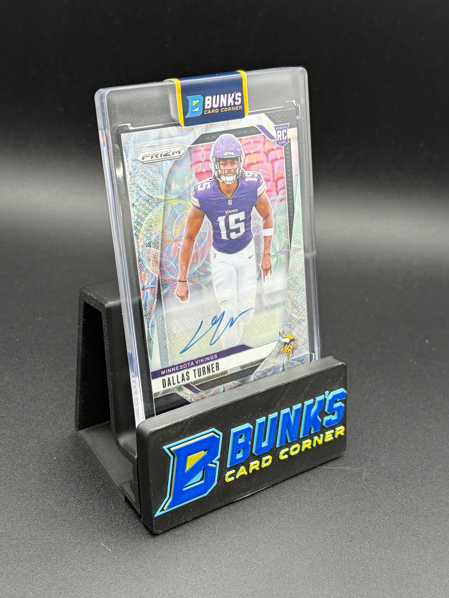 2024 Dallas Turner Panini Prizm Silver RC 29/100