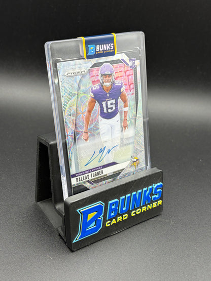 2024 Dallas Turner Panini Prizm Silver RC 29/100