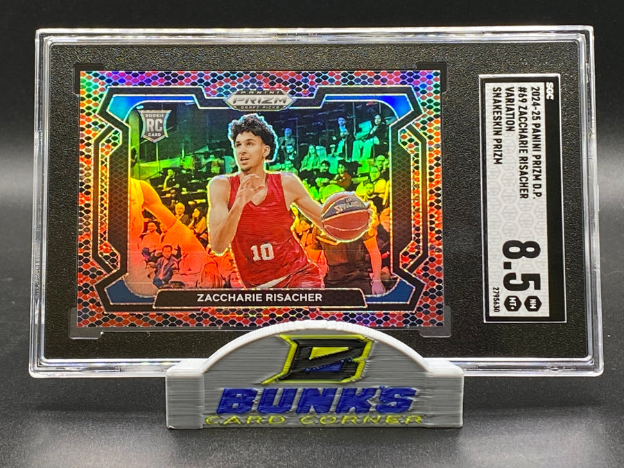 2024-25 Zaccharie Risacher Snakeskin Prizm Rookie Card