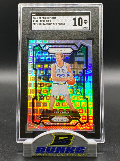 2023-24 Larry Bird Premium Factory Set 70/150 SGC 10 (Box 22)