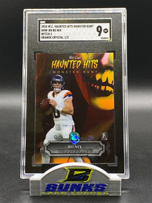 2024 Bo Nix Witch 3 Orange Crystal 1/3 SGC 9 (Box 22)