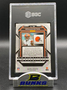 2022 Deshaun Watson White Sparkle Prizm SGC 10 (Box 23)