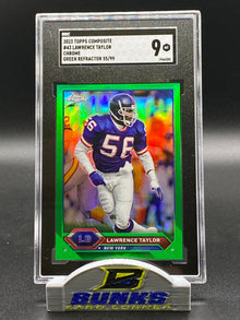 2023 Lawrence Taylor Chrome Green Refractor 55/99 (Box 23)