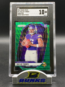2024 Dallas Turner Green Wave Prizm SGC 10 (Box 23)