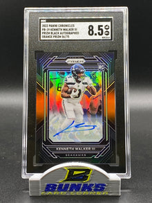 2022 Kenneth Walker III AUTOGRAPHED Orange Prizm 56/75 (Box 23)