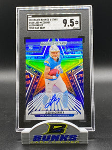 2024 Ladd McConkey AUTOGRAPHED Rookie Card True Blue 26/99 (Box 23)