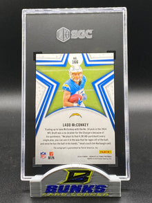 2024 Ladd McConkey AUTOGRAPHED Rookie Card True Blue 26/99 (Box 23)