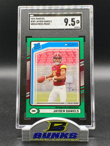 2024 Jayden Daniels Green Press Proof SGC 9.5 (Box 23)
