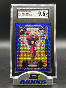 2024 Jared Verse Blue Finite Prizm 78/88 SGC 9.5 (Box 23)