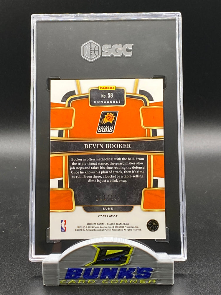 2023-24 Devin Booker White Prizm 111/149 SGC 10
