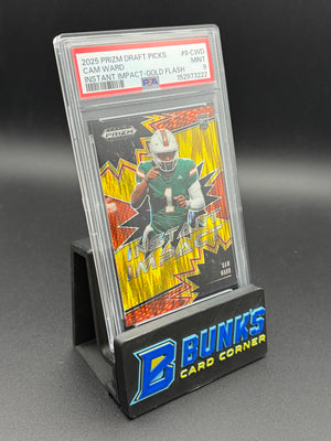 2025 Cam Ward Instant Impact Gold Flash PSA 9 RC 36/49