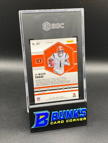 2021 Ja'Marr Chase Pink Camo Prizm SGC 10 RC (Box B51)