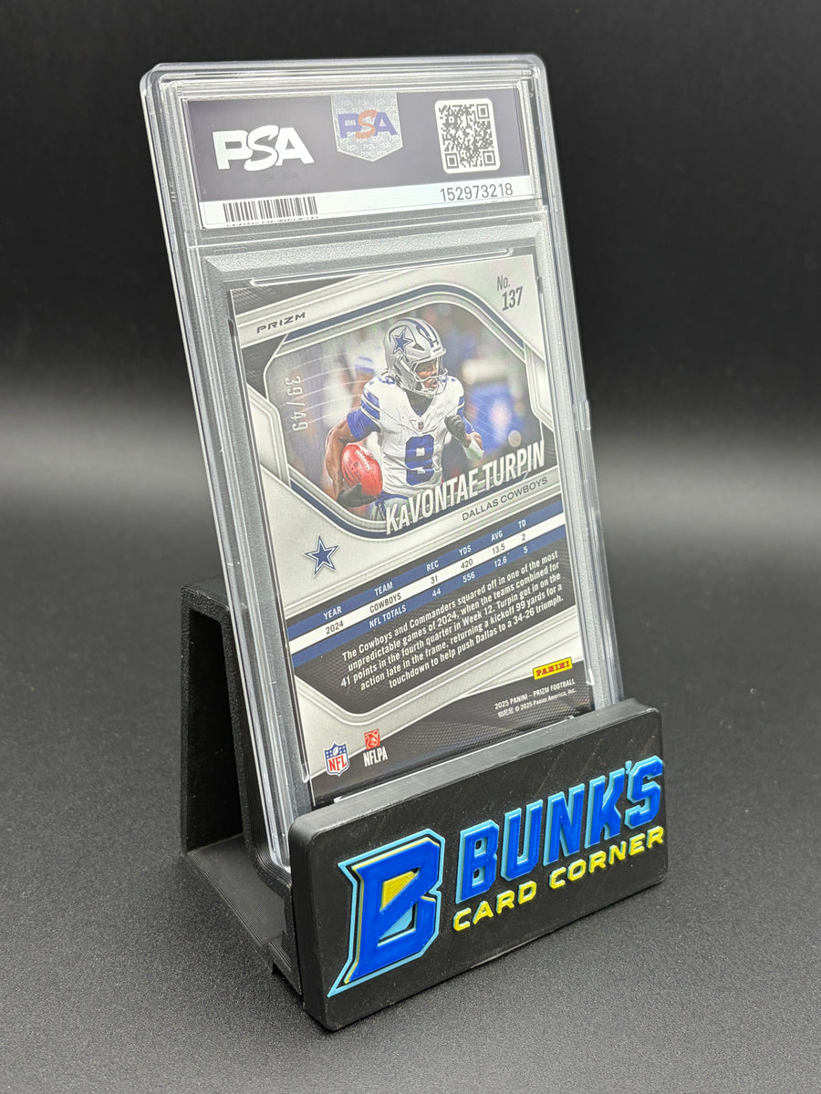 2025 Kavontae Turpin Red Shimmer Prizm PSA 9 39/49