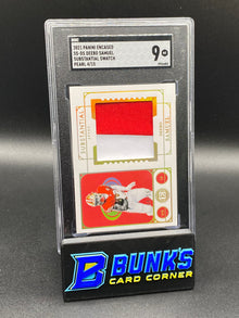 2021 Deebo Samuel Substantial Swatch Pearl Player Worn 4/15 SGC 9 (Box B51)