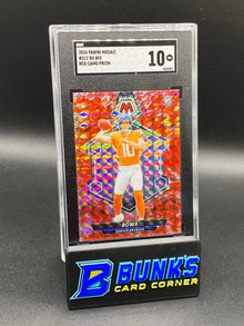 2024 Bo Nix Red Camo Prizm RC SGC 10 (Box B51)