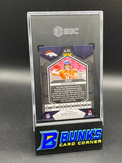 2024 Bo Nix Red Camo Prizm RC SGC 10 (Box B51)