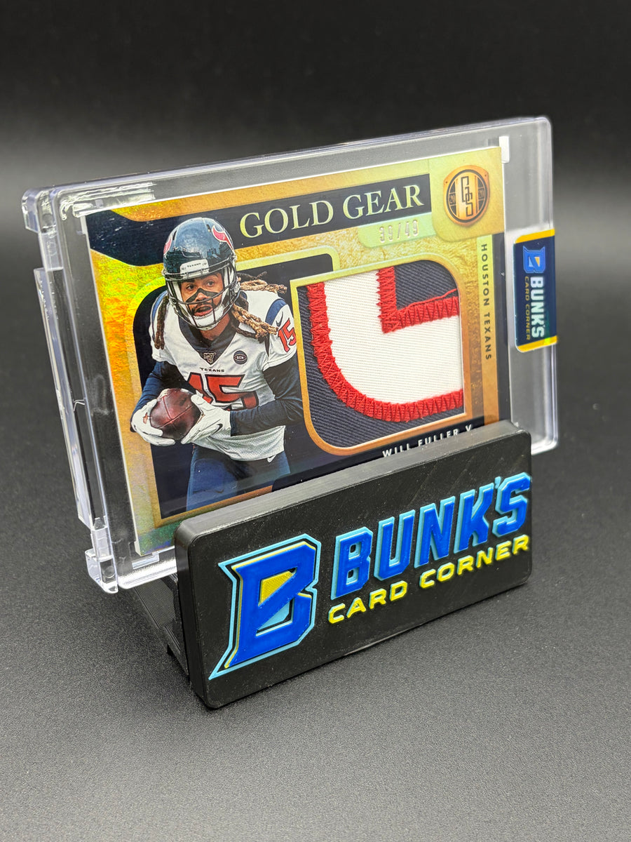 2020 Will Fuller V Gold Standard Player Worn Material 39/49