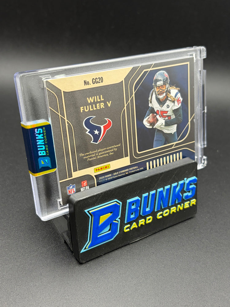 2020 Will Fuller V Gold Standard Player Worn Material 39/49