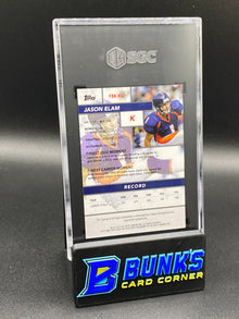 Jason Elam Flashback Auto. SGC 10 (Box B51)