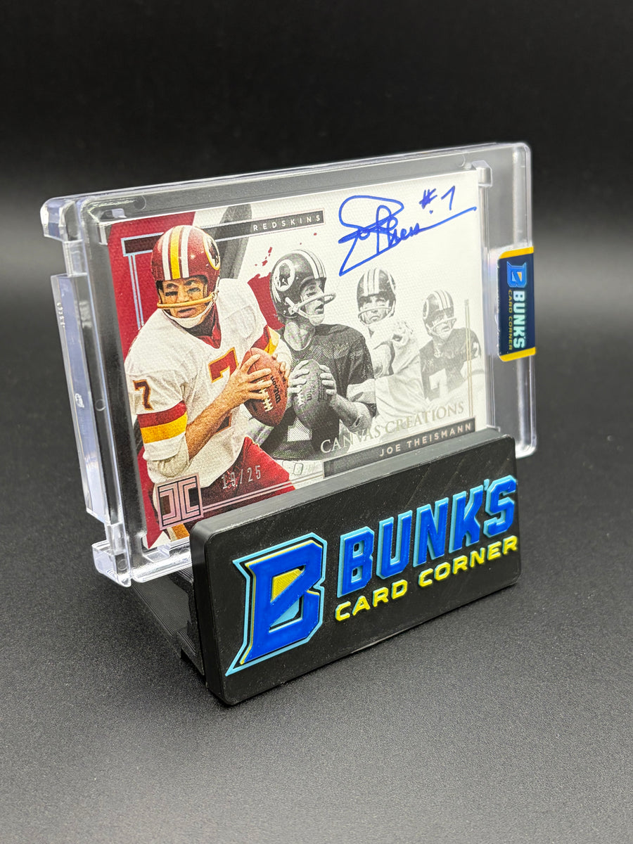 2021 Joe Theismann Impeccable Auto Canvas Creations 19/25
