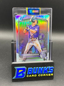 2025 Charlie Condon 1st Bowman Chrome Ref. RC (Box B51)