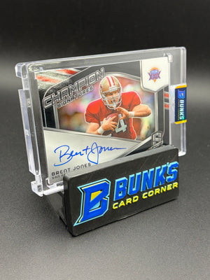 2024 Brent Jones Spectra Panini Champion Signatures 87/149