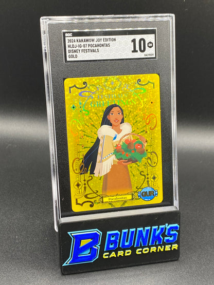 2024 Pocahontas Disney Festivals Gold SGC 10 (Box B51)