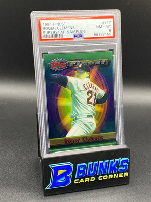 1994 Roger Clemens Superstar Sampler PSA 8