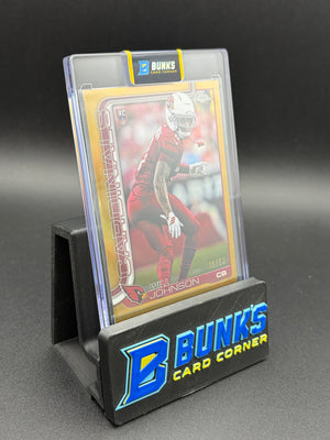 2025 Will Johnson Gold Topps Chrome RC 15/50