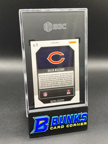 2024 Caleb Williams Emergent Green Ice Prizm RC SGC 10 (Box B52)