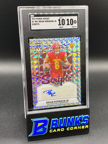 2024 Brian Robinson Jr. Scripts Auto. SGC 10/10 (Box B52)
