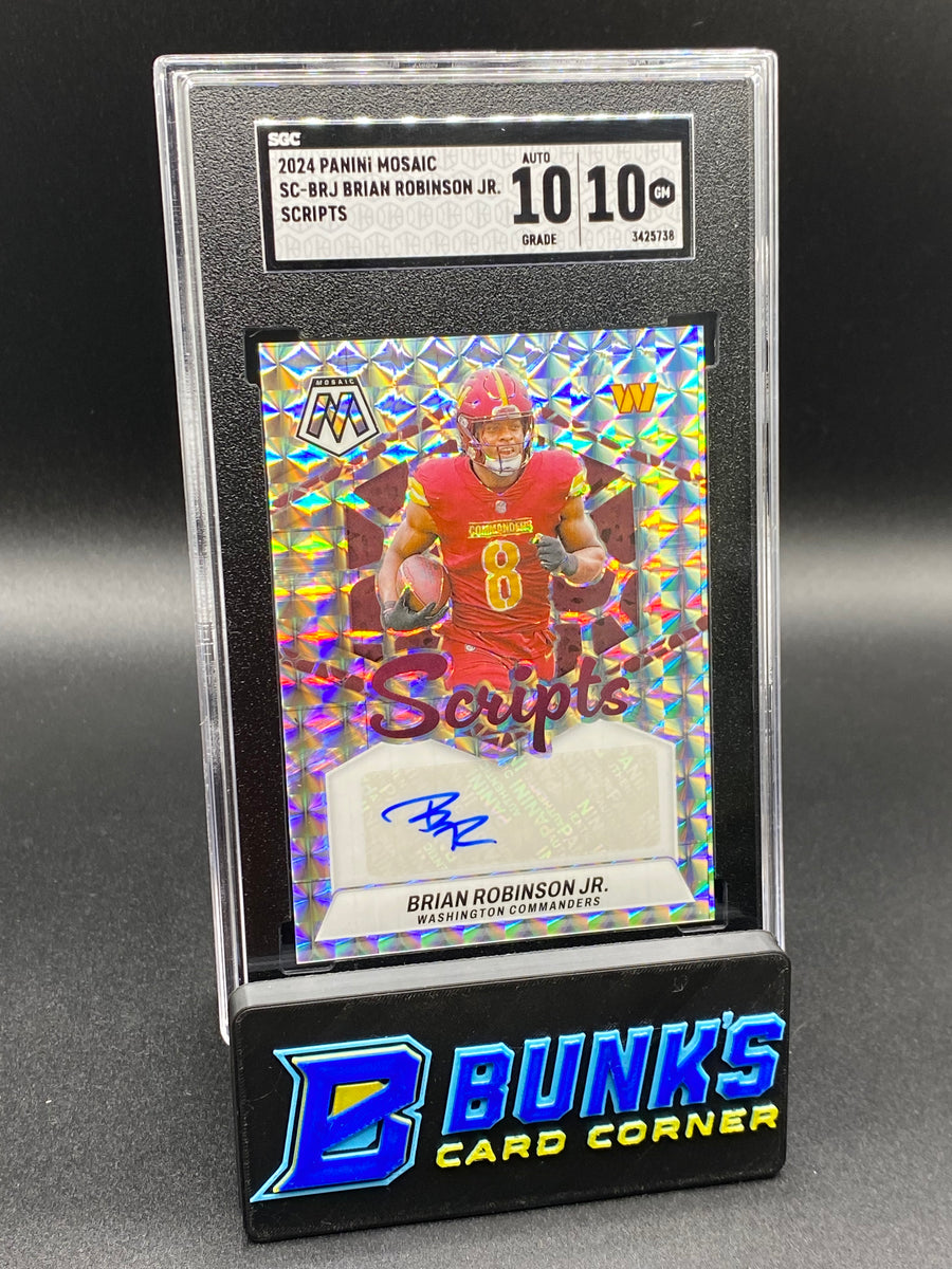 2024 Brian Robinson Jr. Scripts Auto. SGC 10/10