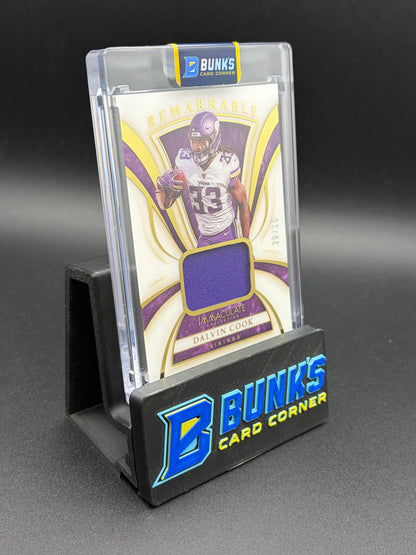 2020 Dalvin Cook Immaculate Collection Remarkable Patch 20/25