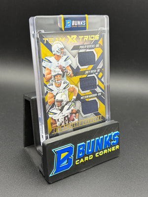 2018 Philip Rivers & Joey Bosa & Melvin Gordon Xr Panini Patches 14/99