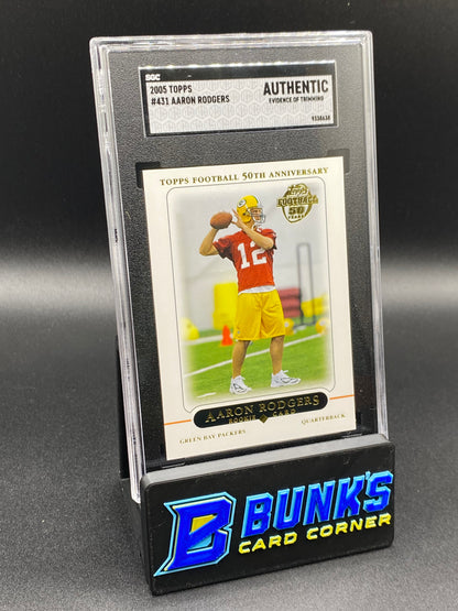 2005 Aaron Rodgers RC SGC Authentic (Box B52)