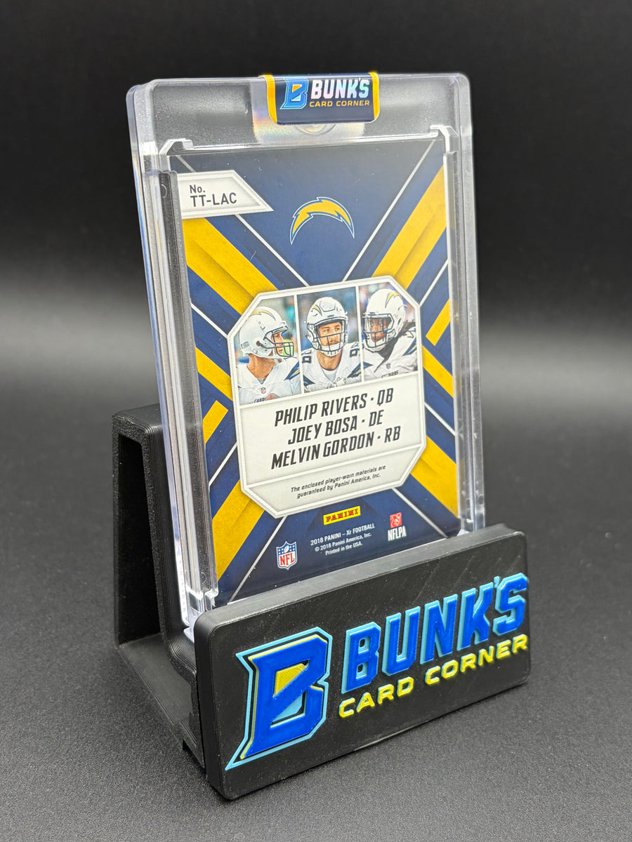 2018 Philip Rivers & Joey Bosa & Melvin Gordon Xr Panini Patches 14/99